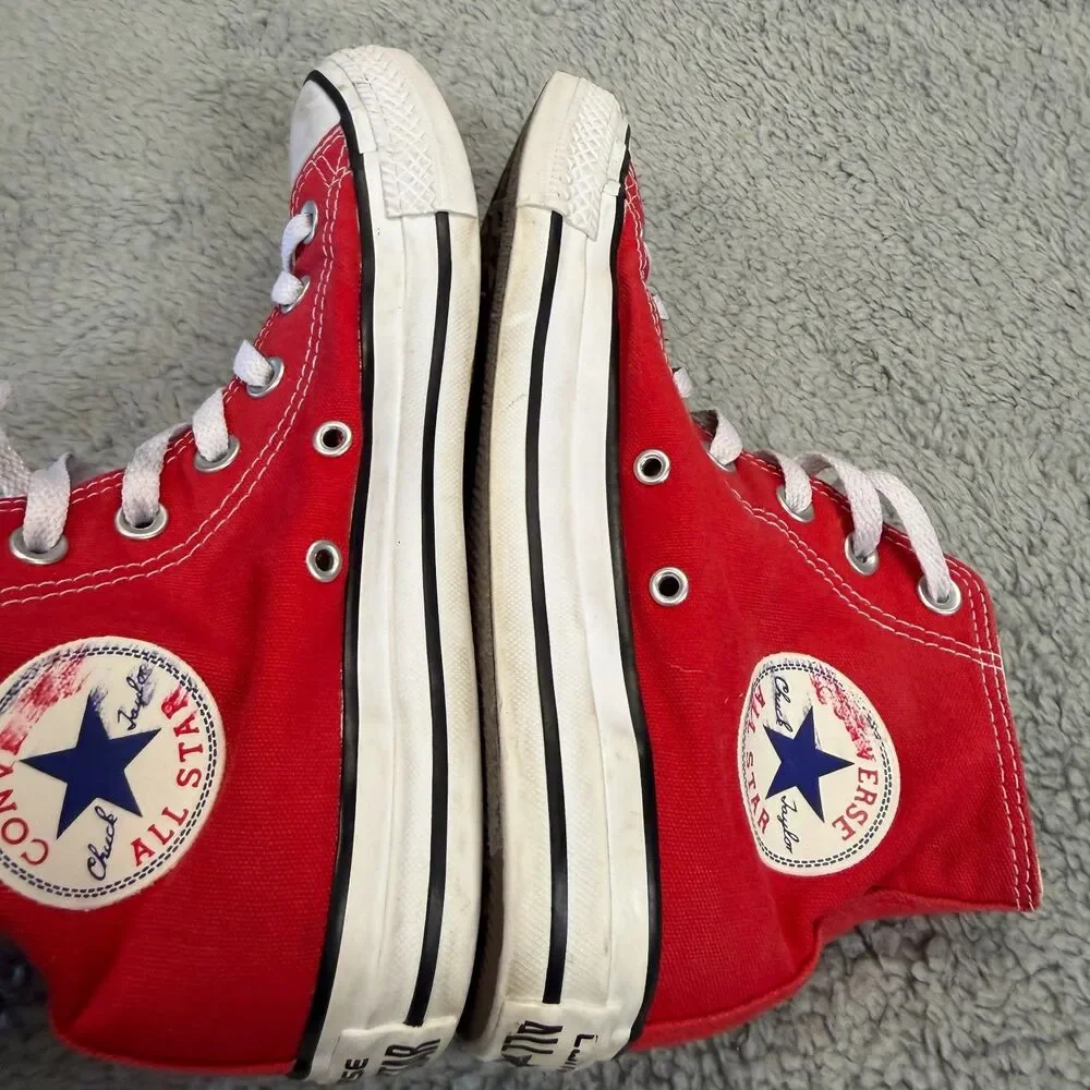 CONVERSE CHUCK TAYLOR High Top Mens 5 Womens 7 All Star Red Streetwear Skate